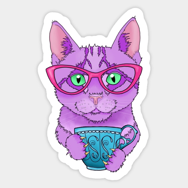 Lavender Tea Sticker by Chrissemac